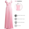 image:image72styles Infinity Dress with Bandeau Convertible Bridesmaid Dress Long Plus Size MultiWay Dress Twist Wrap DressBlush Pink