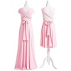 image:image72styles Infinity Dress with Bandeau Convertible Bridesmaid Dress Long Plus Size MultiWay Dress Twist Wrap DressBlush Pink