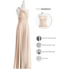 image:image72styles Infinity Dress with Bandeau Convertible Bridesmaid Dress Long Plus Size MultiWay Dress Twist Wrap DressChampagne