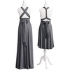 image:image72styles Infinity Dress with Bandeau Convertible Bridesmaid Dress Long Plus Size MultiWay Dress Twist Wrap DressCharcoal Grey