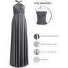 image:image72styles Infinity Dress with Bandeau Convertible Bridesmaid Dress Long Plus Size MultiWay Dress Twist Wrap DressCharcoal Grey