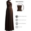 image:image72styles Infinity Dress with Bandeau Convertible Bridesmaid Dress Long Plus Size MultiWay Dress Twist Wrap DressDark Brown