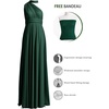 image:image72styles Infinity Dress with Bandeau Convertible Bridesmaid Dress Long Plus Size MultiWay Dress Twist Wrap DressDark Green