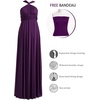 image:image72styles Infinity Dress with Bandeau Convertible Bridesmaid Dress Long Plus Size MultiWay Dress Twist Wrap DressDark Purple