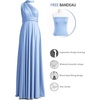 image:image72styles Infinity Dress with Bandeau Convertible Bridesmaid Dress Long Plus Size MultiWay Dress Twist Wrap DressDusty Blue
