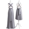 image:image72styles Infinity Dress with Bandeau Convertible Bridesmaid Dress Long Plus Size MultiWay Dress Twist Wrap DressGrey