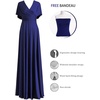 image:image72styles Infinity Dress with Bandeau Convertible Bridesmaid Dress Long Plus Size MultiWay Dress Twist Wrap DressMidnight Blue