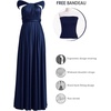 image:image72styles Infinity Dress with Bandeau Convertible Bridesmaid Dress Long Plus Size MultiWay Dress Twist Wrap DressNavy Blue