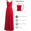 image:image72styles Infinity Dress with Bandeau Convertible Bridesmaid Dress Long Plus Size MultiWay Dress Twist Wrap DressRed