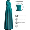 image:image72styles Infinity Dress with Bandeau Convertible Bridesmaid Dress Long Plus Size MultiWay Dress Twist Wrap DressTeal