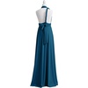 image:image72styles Infinity Dress with Bandeau Convertible Bridesmaid Dress Long Plus Size MultiWay Dress Twist Wrap DressTeal Blue