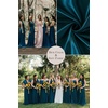 image:image72styles Infinity Dress with Bandeau Convertible Bridesmaid Dress Long Plus Size MultiWay Dress Twist Wrap DressTeal Blue