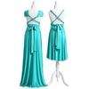 image:image72styles Infinity Dress with Bandeau Convertible Bridesmaid Dress Long Plus Size MultiWay Dress Twist Wrap DressTurquoise