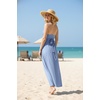 image:image72styles Infintiy Beach Cover Up Dress24 in 1 Wrap Casual Summer Vacation Maxi Long Sundress  Versatile Sexy Pool CruiseDusty Blue