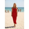 image:image72styles Infintiy Beach Cover Up Dress24 in 1 Wrap Casual Summer Vacation Maxi Long Sundress  Versatile Sexy Pool CruiseRed