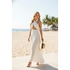 image:image72styles Infintiy Beach Cover Up Dress24 in 1 Wrap Casual Summer Vacation Maxi Long Sundress  Versatile Sexy Pool CruiseWhite