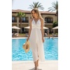 image:image72styles Infintiy Beach Cover Up Dress24 in 1 Wrap Casual Summer Vacation Maxi Long Sundress  Versatile Sexy Pool CruiseWhite