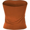 image:image72styles Womens Strapless Tube Tops  Basic Backless Sleeveless Bandeau Tanks Suits for Infinity Dress Convertible MultiwayBurnt Orange