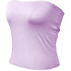 image:image72styles Womens Strapless Tube Tops  Basic Backless Sleeveless Bandeau Tanks Suits for Infinity Dress Convertible MultiwayLavender