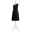 image:imageShort Infinity Bridesmaid Dresses Convertible Wrap Midi Multiway DressBlack