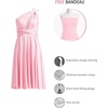 image:imageShort Infinity Bridesmaid Dresses Convertible Wrap Midi Multiway DressBlush Pink