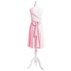 image:imageShort Infinity Bridesmaid Dresses Convertible Wrap Midi Multiway DressBlush Pink