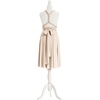 image:imageShort Infinity Bridesmaid Dresses Convertible Wrap Midi Multiway DressChampagne