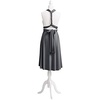 image:imageShort Infinity Bridesmaid Dresses Convertible Wrap Midi Multiway DressCharcoal Grey