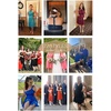 image:imageShort Infinity Bridesmaid Dresses Convertible Wrap Midi Multiway DressDark Brown