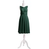 image:imageShort Infinity Bridesmaid Dresses Convertible Wrap Midi Multiway DressDark Green