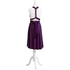 image:imageShort Infinity Bridesmaid Dresses Convertible Wrap Midi Multiway DressDark Purple