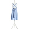 image:imageShort Infinity Bridesmaid Dresses Convertible Wrap Midi Multiway DressDusty Blue