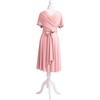 image:imageShort Infinity Bridesmaid Dresses Convertible Wrap Midi Multiway DressDusty Rose