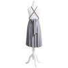 image:imageShort Infinity Bridesmaid Dresses Convertible Wrap Midi Multiway DressGrey