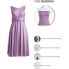 image:imageShort Infinity Bridesmaid Dresses Convertible Wrap Midi Multiway DressMauve
