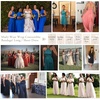 image:imageShort Infinity Bridesmaid Dresses Convertible Wrap Midi Multiway DressMidnight Blue