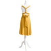 image:imageShort Infinity Bridesmaid Dresses Convertible Wrap Midi Multiway DressMustard Yellow