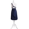 image:imageShort Infinity Bridesmaid Dresses Convertible Wrap Midi Multiway DressNavy Blue