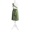 image:imageShort Infinity Bridesmaid Dresses Convertible Wrap Midi Multiway DressOlive Green