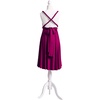image:imageShort Infinity Bridesmaid Dresses Convertible Wrap Midi Multiway DressPlum