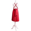 image:imageShort Infinity Bridesmaid Dresses Convertible Wrap Midi Multiway DressRed