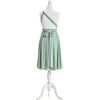 image:imageShort Infinity Bridesmaid Dresses Convertible Wrap Midi Multiway DressSage