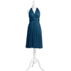 image:imageShort Infinity Bridesmaid Dresses Convertible Wrap Midi Multiway DressTeal Blue