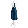 image:imageShort Infinity Bridesmaid Dresses Convertible Wrap Midi Multiway DressTeal Blue