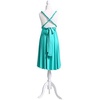 image:imageShort Infinity Bridesmaid Dresses Convertible Wrap Midi Multiway DressTurquoise