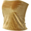 image:imageVelvet Womens Strapless Tube Tops  Basic Backless Sleeveless Bandeau Tank Suit for Infinity Wrap Convertible Multiway DressGold