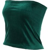 image:imageVelvet Womens Strapless Tube Tops  Basic Backless Sleeveless Bandeau Tank Suit for Infinity Wrap Convertible Multiway DressGreen