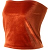 image:imageVelvet Womens Strapless Tube Tops  Basic Backless Sleeveless Bandeau Tank Suit for Infinity Wrap Convertible Multiway DressOrange