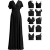 image:image72styles Infinity Dress with Bandeau Convertible Bridesmaid Dress Long Plus Size MultiWay Dress Twist Wrap DressBlack