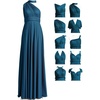 image:image72styles Infinity Dress with Bandeau Convertible Bridesmaid Dress Long Plus Size MultiWay Dress Twist Wrap DressTeal Blue